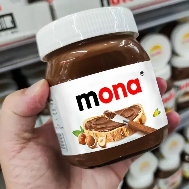 Personalized Name Sticker Mini Nutella Jar Label Custom Vinyl For Birthday Easter Hen Party Favours Weddings Unique Novelty Gift