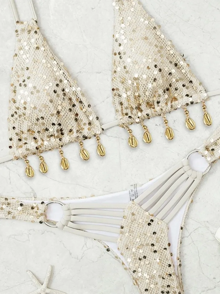 Costumi da bagno Donna Costume da bagno Bikini sexy Nuovo bikini push up Set Costume da bagno brasiliano Donna Beachwear Biquini Abiti a due pezzi 2026