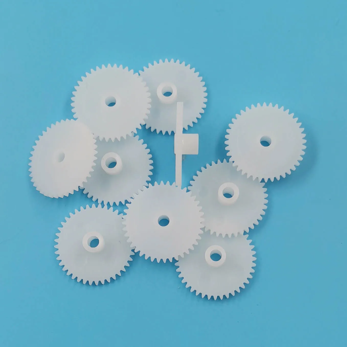 403A 0.5M 21MM Gears Modulus 0.5 40 Tooth Plastic Gear Wheel Motor Fitting Toy Accessories 10pcs/lot