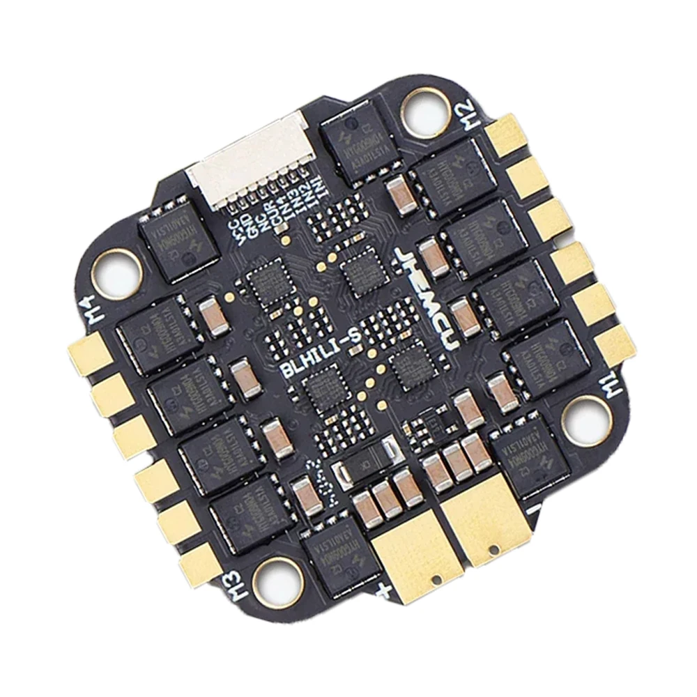 JHEMCU RuiBet 50A/ 60A/65A BLHELI_S 4in1 ESC Dshot600  Built - in TVS Tube Pole Distance 30.5x30.5mm 3-6S for RC FPV Drone Parts