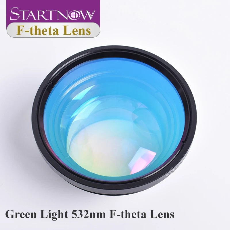 Startnow F-theta Scan Lens 532nm Green Light Laser Marking Machine Galvo System M85 Thread Scan Field 70x70mm Optical Scan Lens