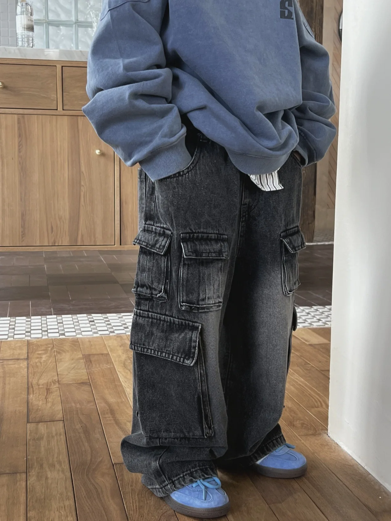 

3-14Y Boys Casual Jeans 2025 Autumn New Fashionable Daily Pockets Denim Pants Kids All-match Spring Winter Wear Trousers