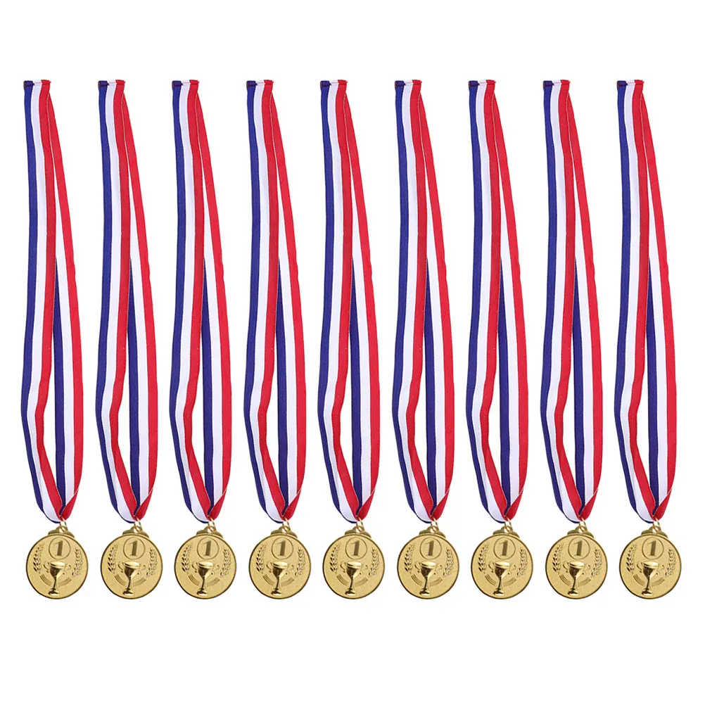 

12 Pcs Metal Medal Medals for Awards Kids Balloon Soccer Cloth Child