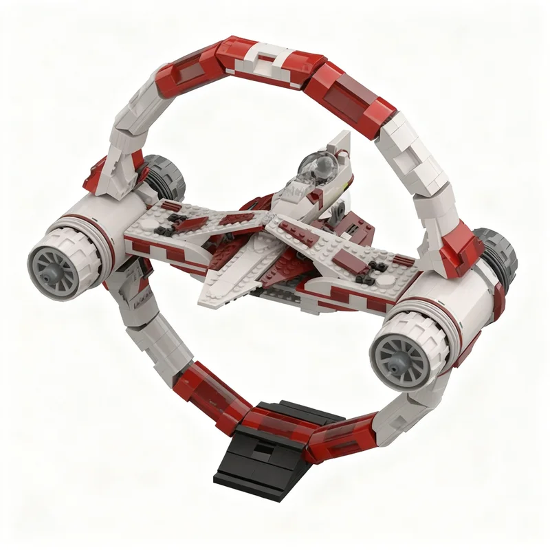 935pcs MOC Obi Wan S Starfighter Star Battle Model Building Blocks Home Decor Desk Display Shelf Accent Premium Gift For Adults