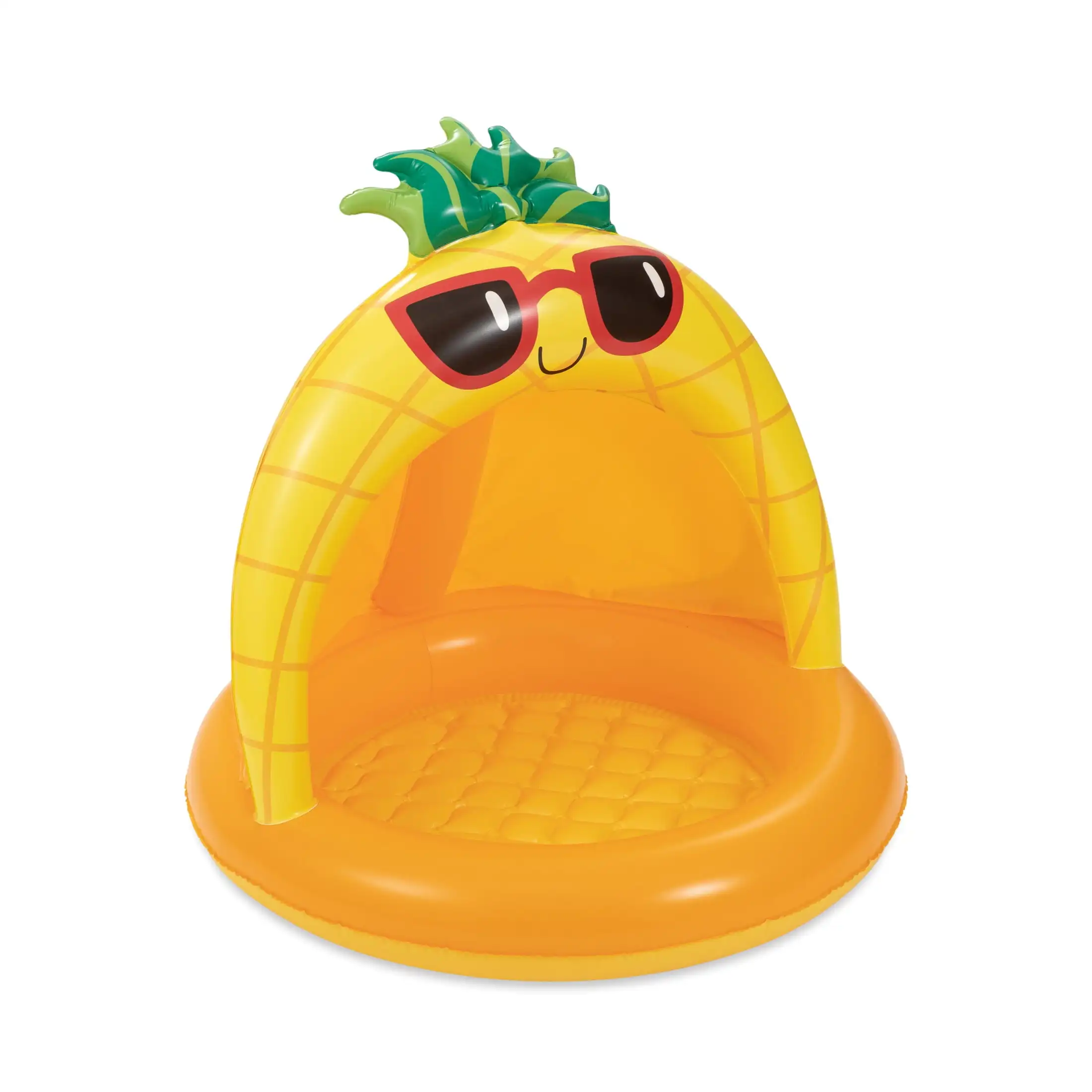 

Inflatable Pineapple Shaded Pool, Orange, for Kids 1-3 Years Old, Unisex， swimming pool ， swimming pool for kids