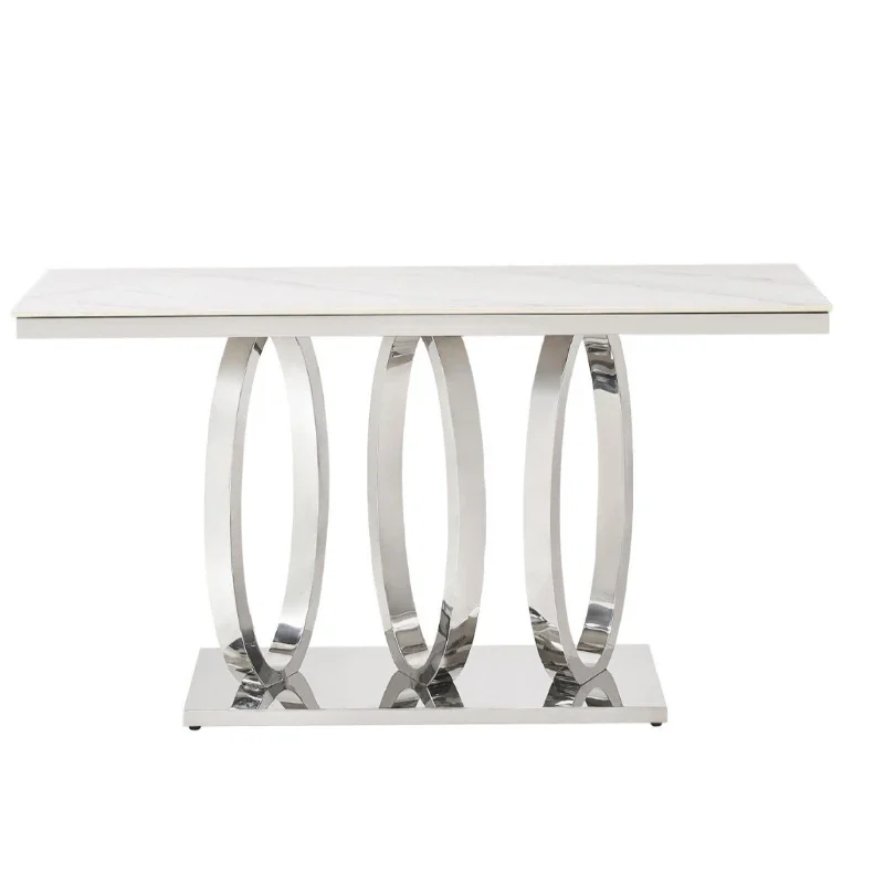 

Minimalist entrance, Italian quality slate marble against the wall entrance table, modern art decoration case