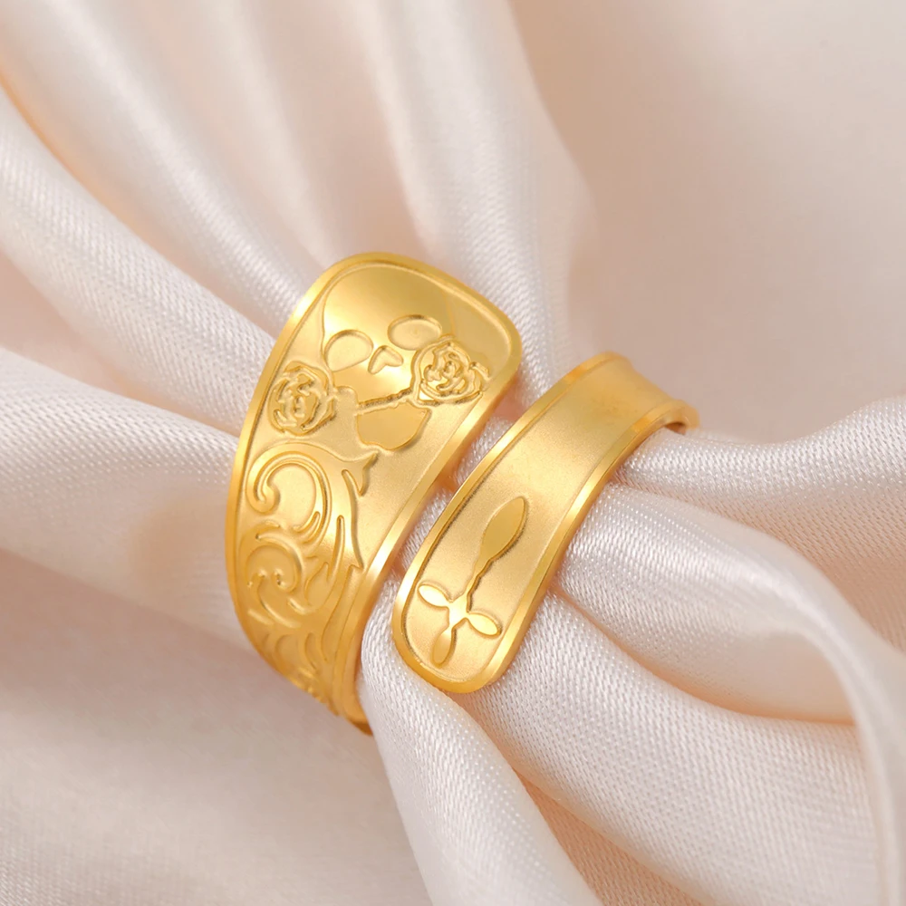 Dawapara ريترو الجمجمة خواتم ا - مراجعة Gothic Skull Ring وسعره