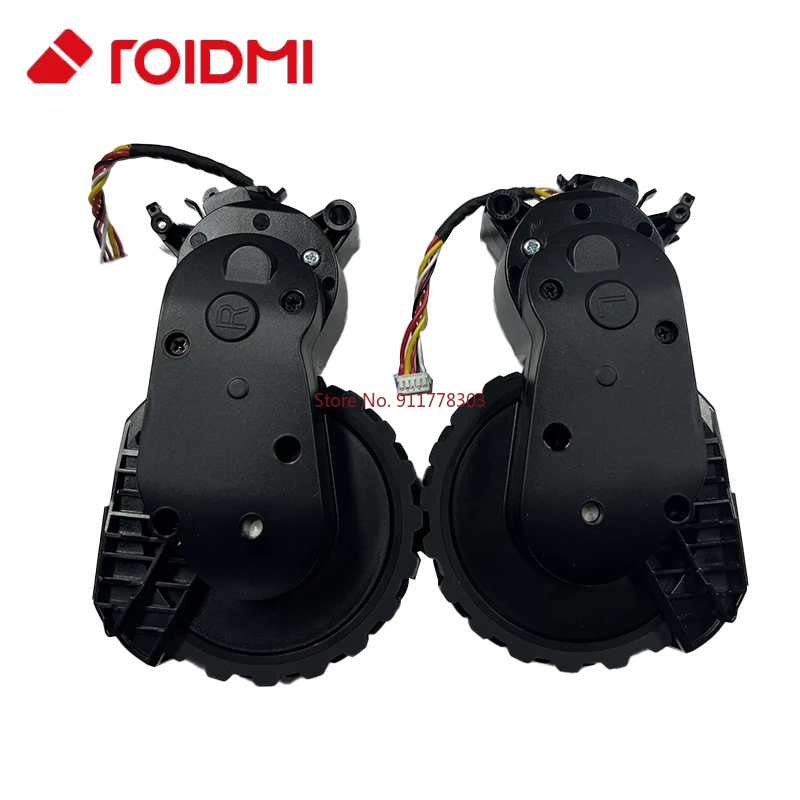 Original Left and Right Traveling Wheels for Roidmi EVE CC Self-Cleaning Vacuum Cleaner Spare Parts Wheels Accessories