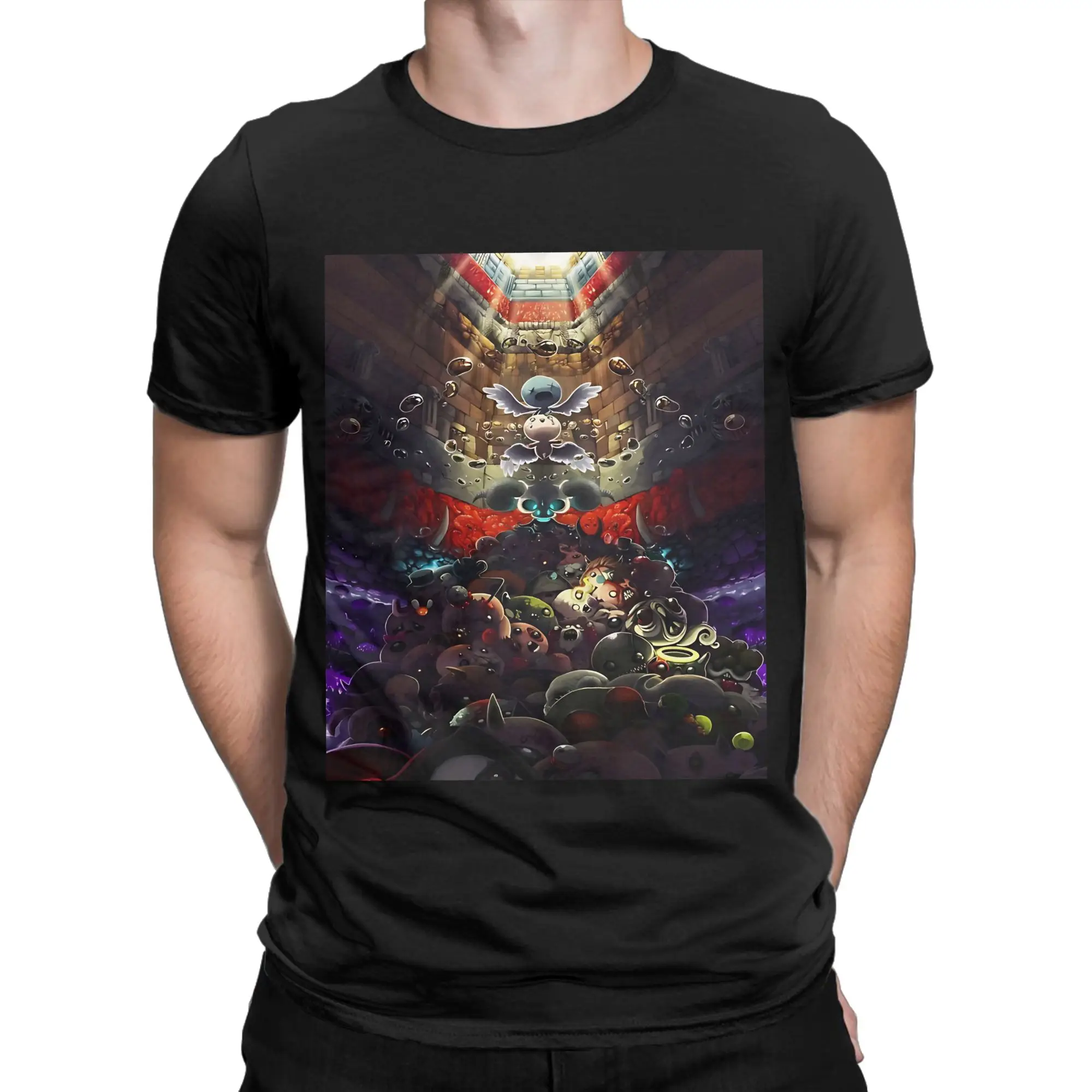 the binding of isaac Classic Novelty 100% Cotton T-Shirt The Binding Of Isaac Rebirth Tops Tees For Men