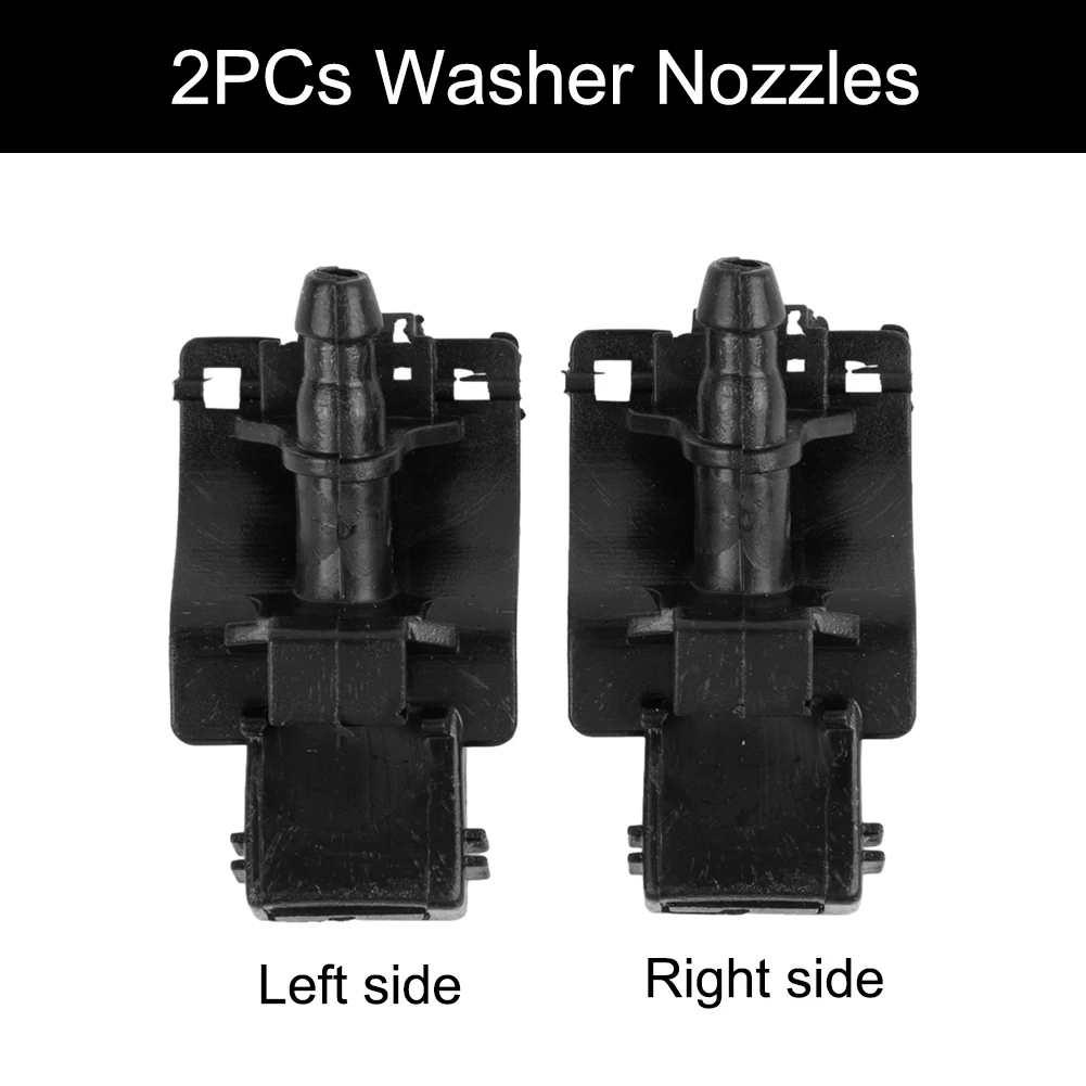 2x Front Windshield Water Washer Nozzle Jet Spray Pair 85381-12300 For Corolla Altis E140 2007-2013 For Camry XV40 2006 - 2012