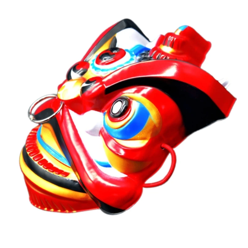 652F Lion Dance Mask Chinese Lion Dance Costume Mask For Women Men Cosplay Party Photography Halloween Decoration Mask - Image 2