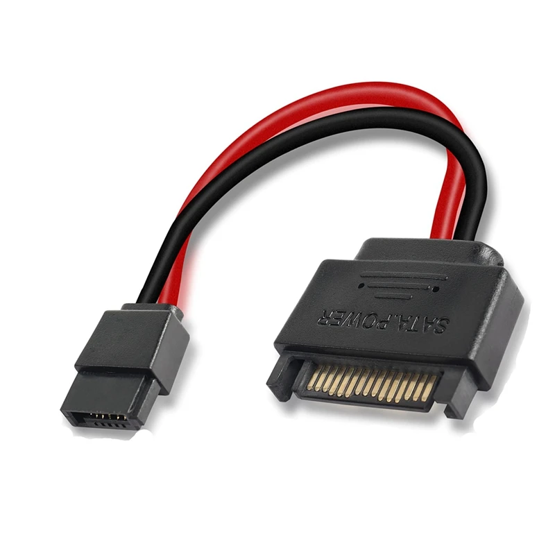 SATA 15Pin Male To 6Pin SATA Cable SATA 15 Pin To 6 Pin Power Adapter Cable For Notebook CDROM 6Pin Adapter Cable