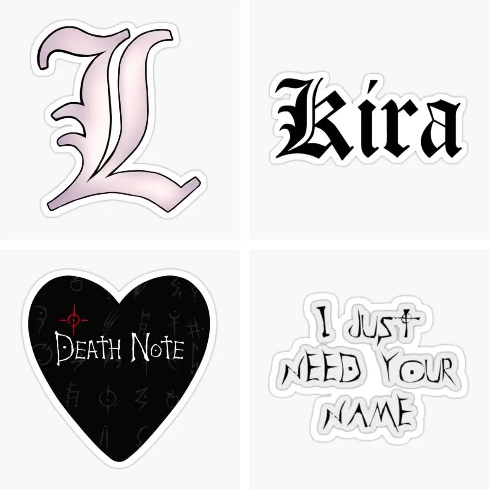 Death Note Anime Sticker Motorcycle Bumper Trunk Laptop Window Vinyl Decals High Quality Car Decoration