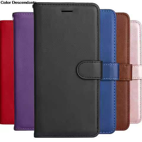 Single Color Phone Coque Case For Samsung Galaxy S22 S21 S20 FE Plus Ultra A12 A13 A22 A32 Lite A52 A52S 5G Flip Cover Skin D20F