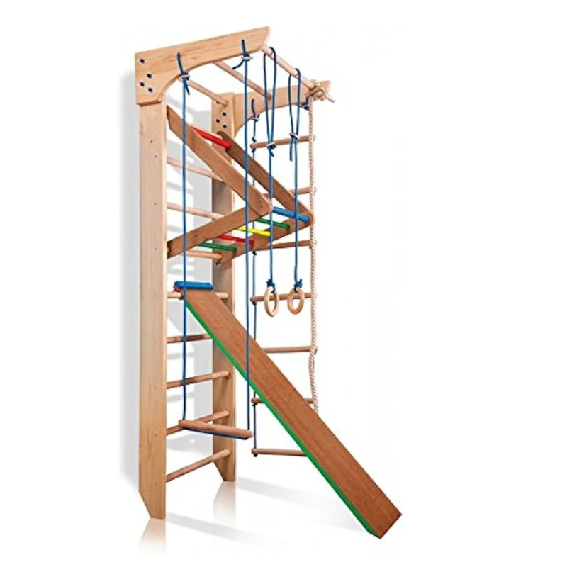 Sports Baby Indoor Playground Kid Gym Sports Equipment Wooden Climbing Wall