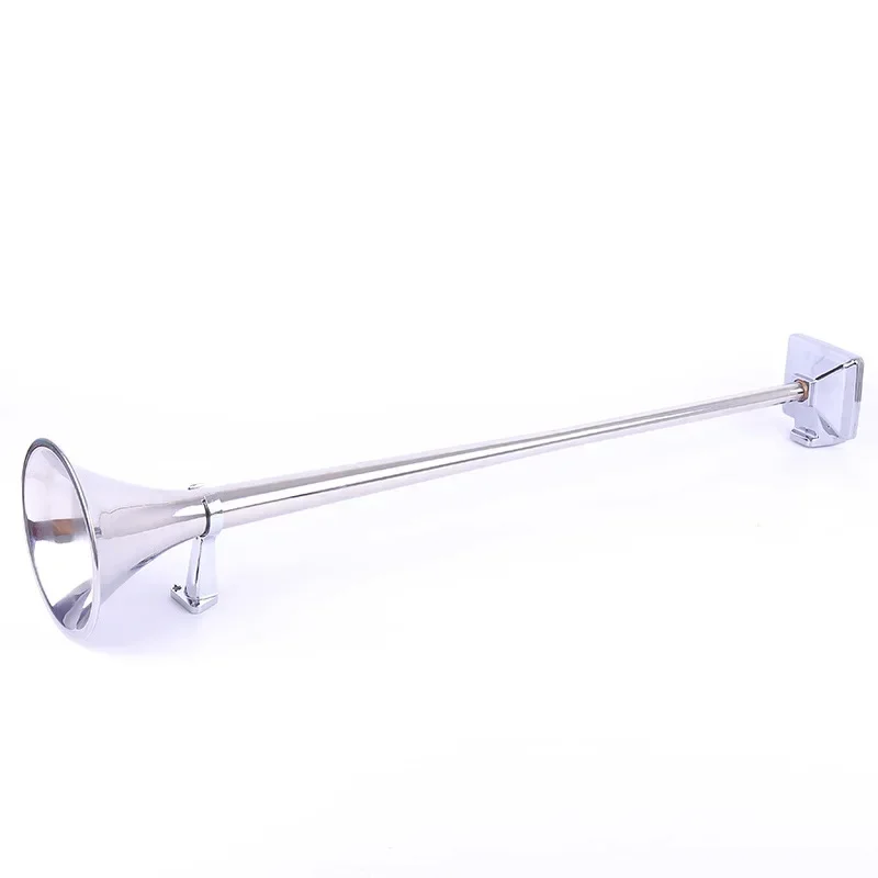 Useful 1M Stainless Steel Electric Air Horn 12V 24V, Super Loud Horn for Truck Car Modification view 3