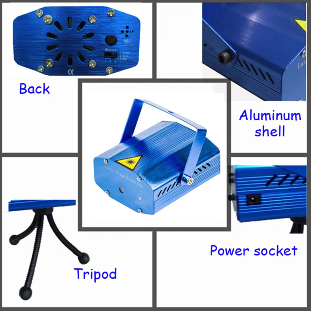 Mini Ir Remote Rg Galaxy Meteor Ster Verlichting Douche Laser Projector Lumiere Light Dsico Dj Thuis Party Xmas Stage Strobe lamp