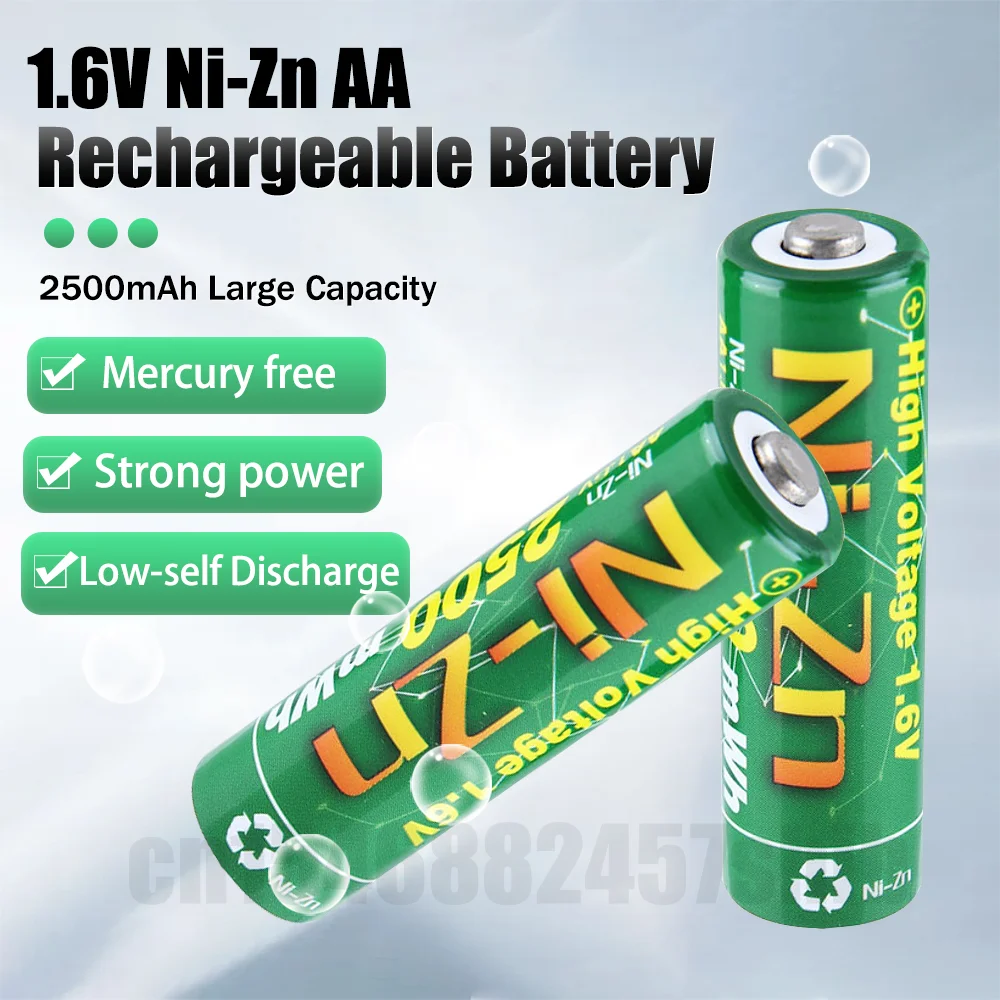 4-20 sztuk BPI 1.6V 2500mAh 14500 AA ni-zn akumulator do Toy MP3 MP4 latarka kamery mysz 2A AA akumulatorki zamienne