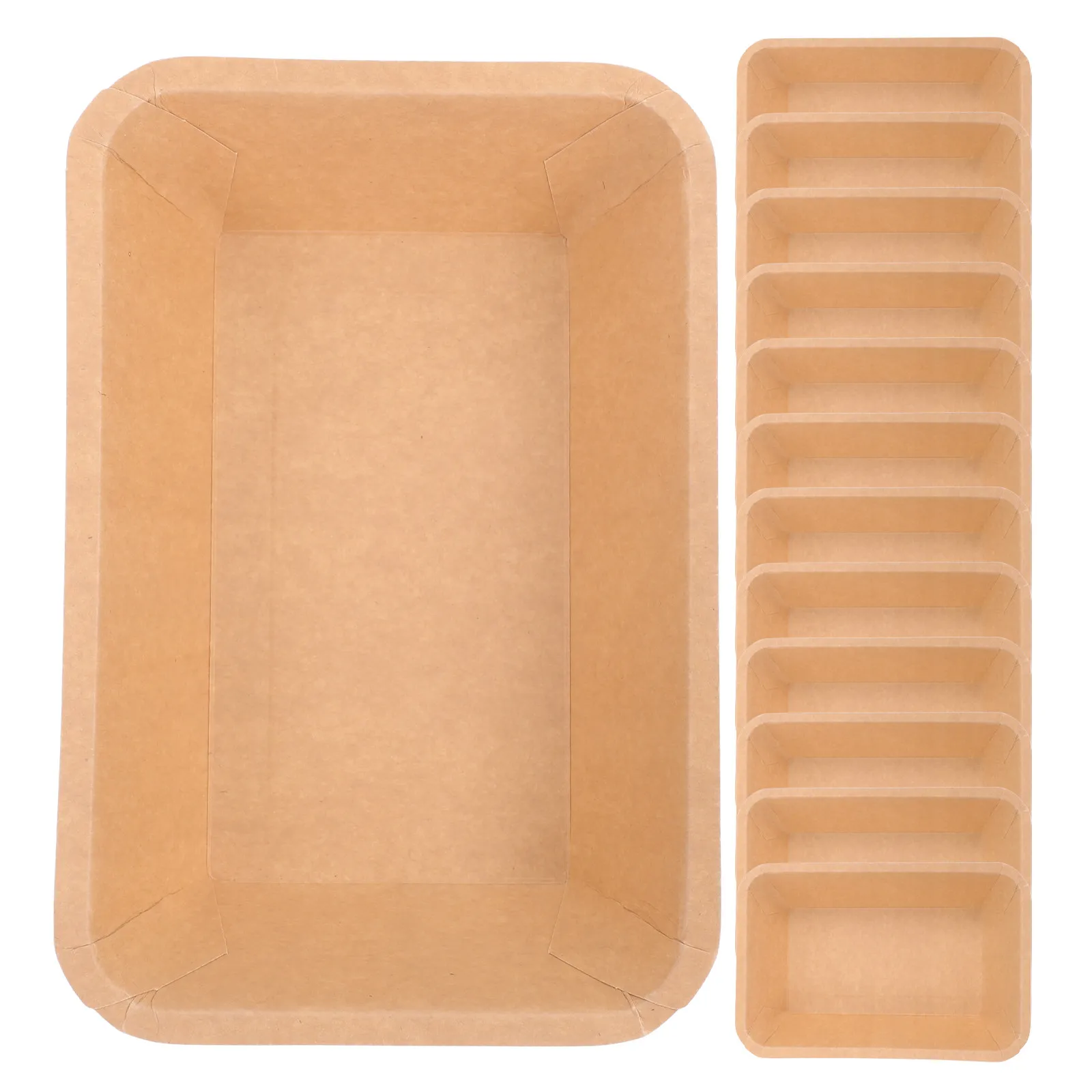 50Pcs Disposable Bbq Paper Trays Food Plates Perfect for Crawfish Seafood Party Serving Crawfish Party Supplies