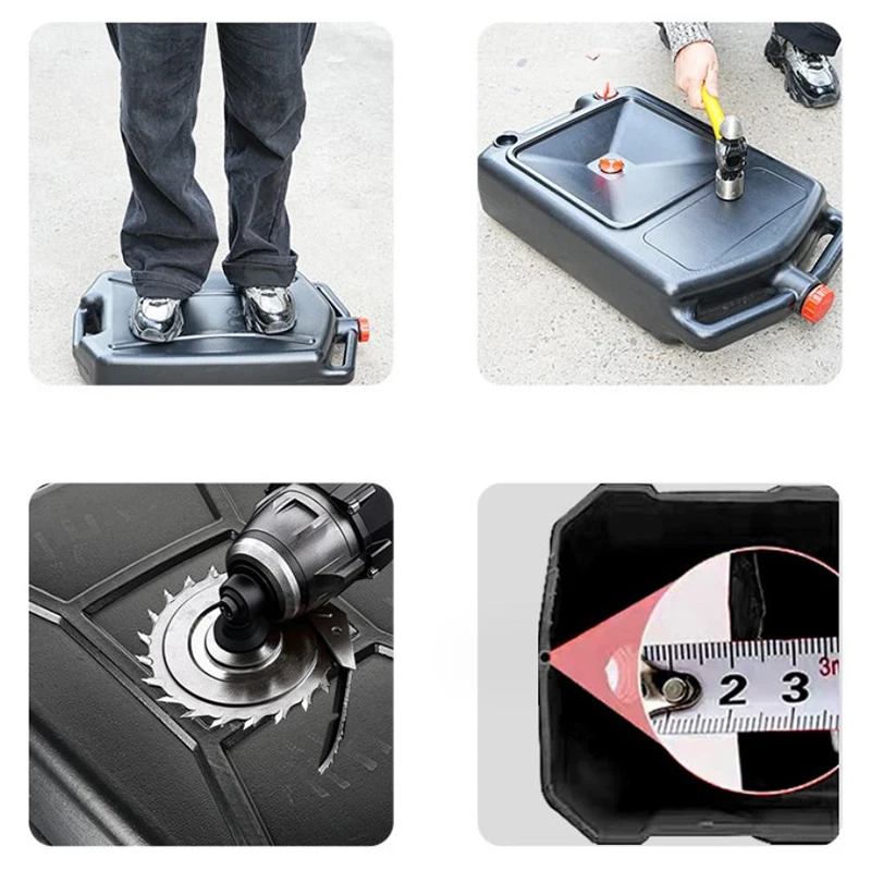 8-15L Oil Tray Tool Tray Parts Cleaning Tray Car Waste Oil Tray Wash Parts Basin Car Oil Tray Auto Repair Oil Receiver view 2