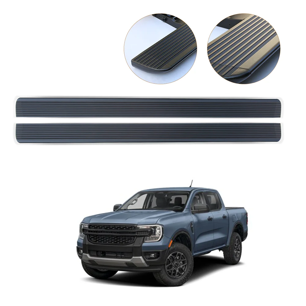 

WEIJIA Aluminium Six Brackets Running Boards for Ford Ranger Raptor T9 Power Automatic Side Steps for Pickup Truck