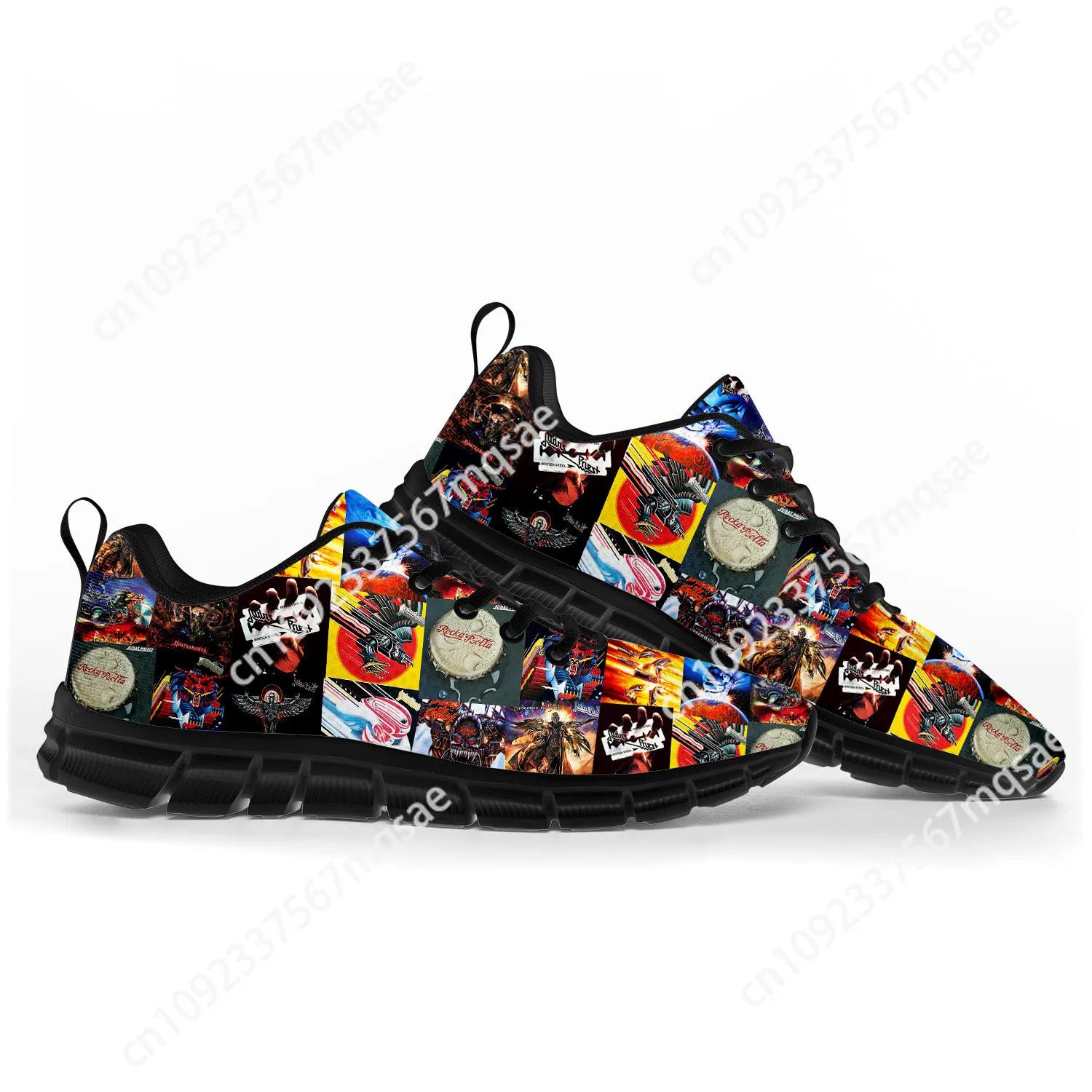 Judas Priester Heavy Metal Rock Band Sportschoenen Heren Dames Tiener Kinderen Sneakers Custom Hoge Kwaliteit Paar Schoenen