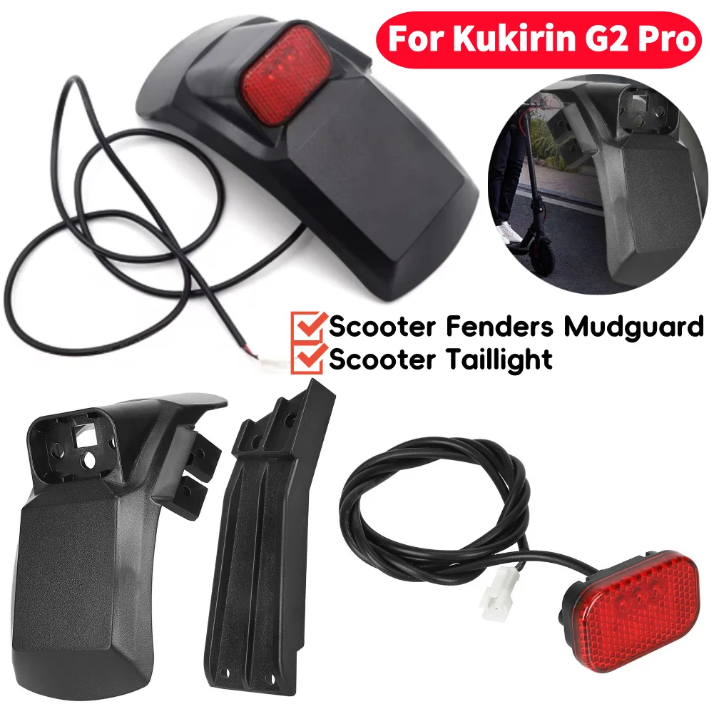 Parafango anteriore/posteriore per scooter elettrico 1/2 pezzi per Kukirin G2 Pro DB Master Parafanghi a prova di spruzzi di alta qualità e durevoli