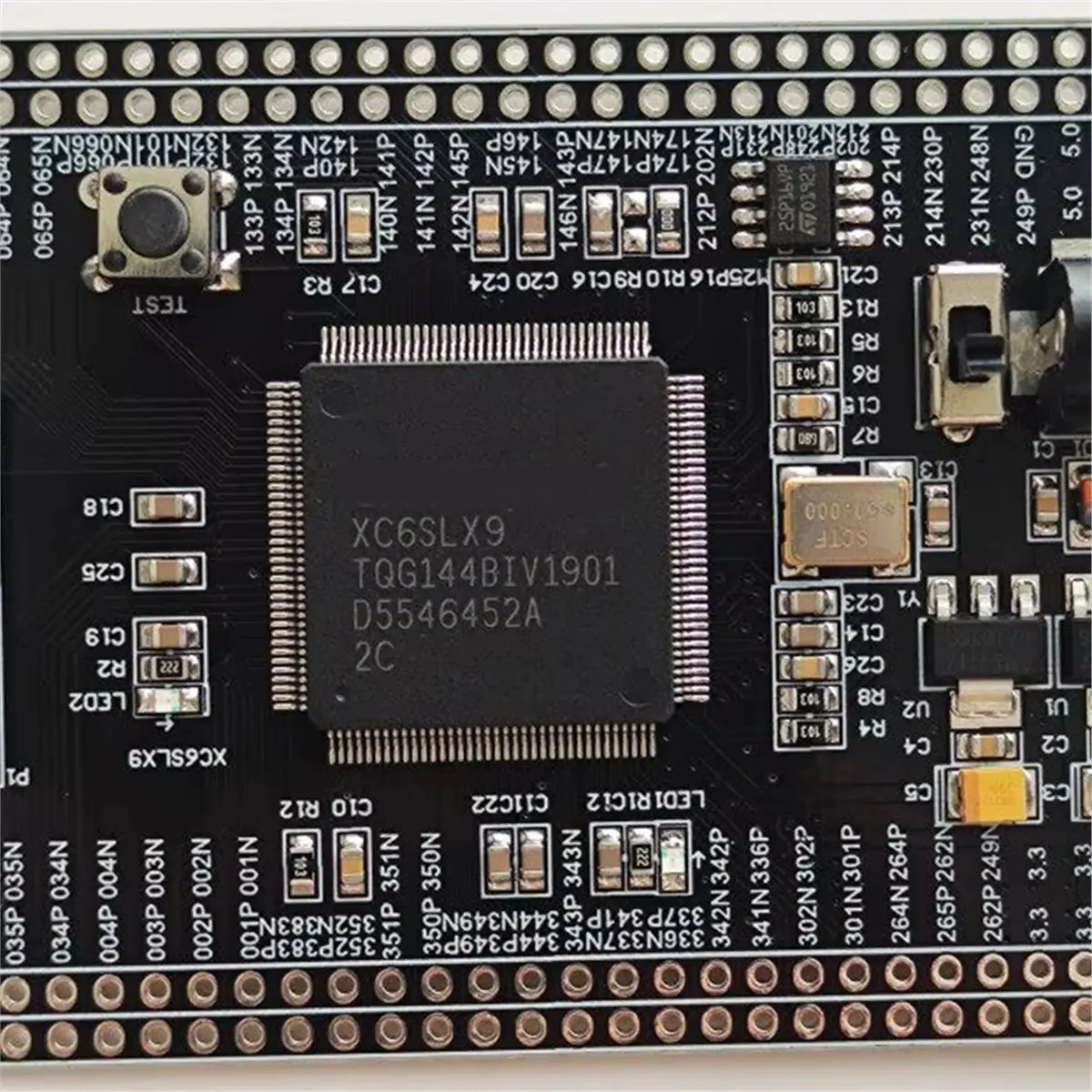 

Новая плата-ядро XC6SLX9 FPGA 2026 года, системная плата, плата для разработки XC6SLX9 TQG144C