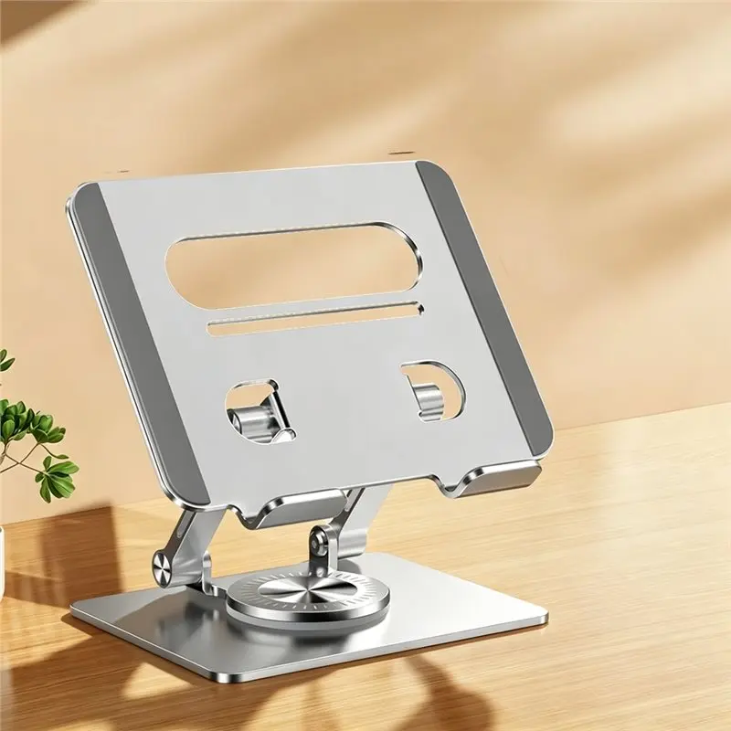 [NEW!】 Aluminum Alloy Metal Tablet Computer Bracket Rotatable Lazy Desktop Mobile Phone Support Bracket