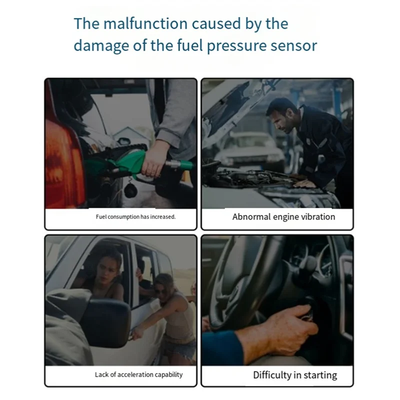 シトロエン ベルランゴ C1 C2 C4 C5 107 1007 206 207 フィアット スクード 95-17用 ウェルカー 燃料圧力センサー 9658227880 55PP06-03
