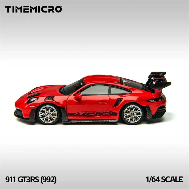 

Предпродажа Time Micro 1:64 GT3 RS Красная литая модель автомобиля Коллекция миниатюрных моделей