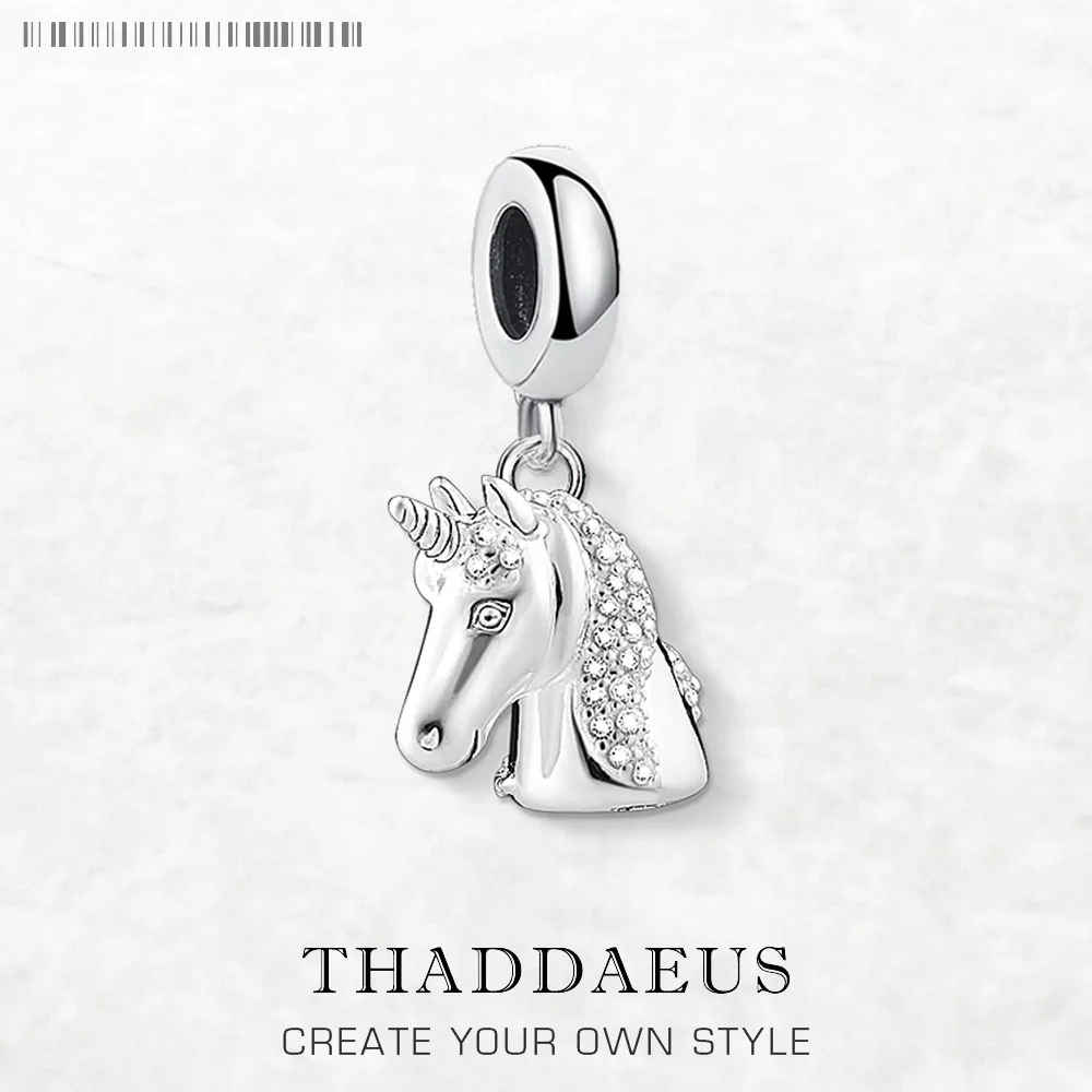

Unicorn Dangle Charm Pendant For Women Men Brand New 925 Sterling Silver Trendy Gift