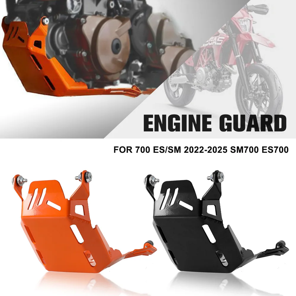 

For GASGAS 700 ES/SM 2022 2023 2024 2025 SM700 ES700 Bash Skid Plate Engine Guard Chassis Cover Skid Plate Belly Pan Protector