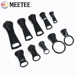 5/10/20Pcs 3# 5# 8# 10# 15# Zipper Slider Heads for Resin Zippers Bag Jacket Clothes Zip Pulls Repair Kit DIY Sewing Accessories