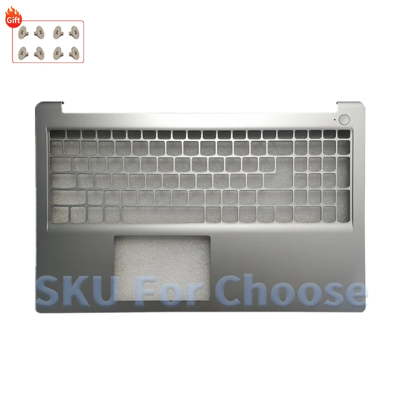 ملحقات الكمبيوتر المحمول باللون الرمادي الفضي لجهاز IdeaPad 1-15IJL7 1 15IAU7 1 15ALC7 1 15IGL7 2022 حافظة بديلة