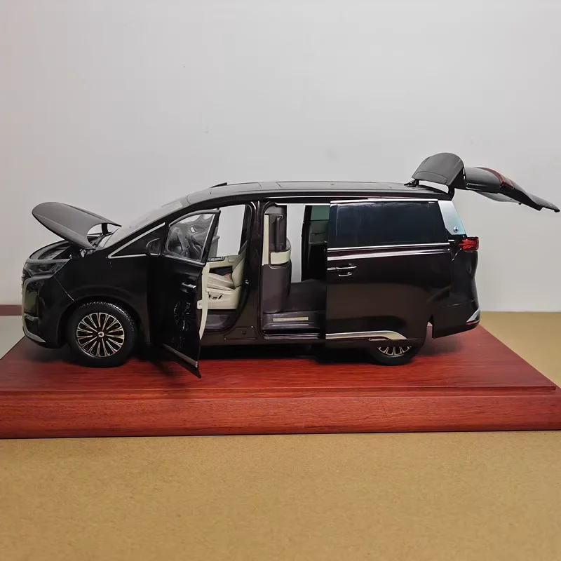 دييكاست 1:18 مقياس الأصلي BYD Denza D9 الطاقة الجديدة مركبة أعمال MPV سبيكة سيارة نموذج تحصيل لعبة هدية تذكارية العرض #5