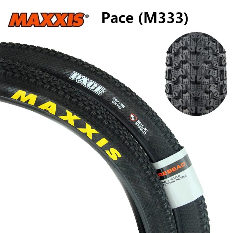 AliExpress maxxis（运动及娱乐） MAXXIS PACE(M333) Bicycle Wire Tire 26/27.5/29 x 1.75/1.95/2.1 For MTB Mountain Bike Anti Puncture