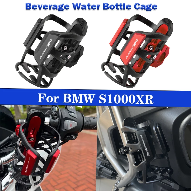 Motorbike Beverage Water Bottle Cage Drink Cup Holder Stand Mount Accessories For BMW S1000XR S1000 XR s1000xr s1000 xr s 1000xr