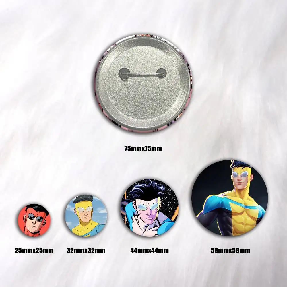 A-I-Invincible-es Pins, Cartoon Brooches, Badge Gifts, Clothing, Backpacks, Stationery, Accessories