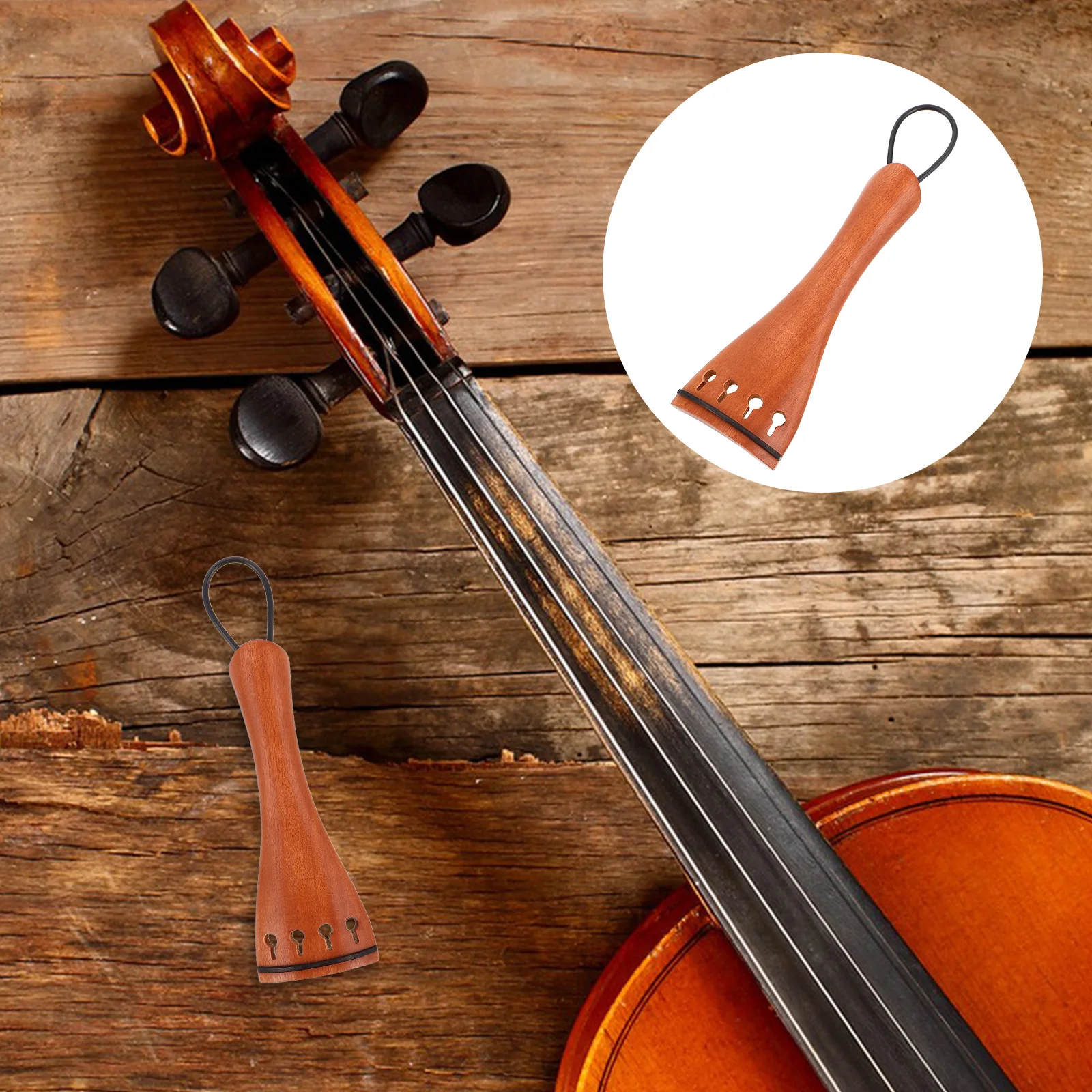 

Violin Tailpiece Replacement Accessory Kit Instrument Parts and Accessories Suite