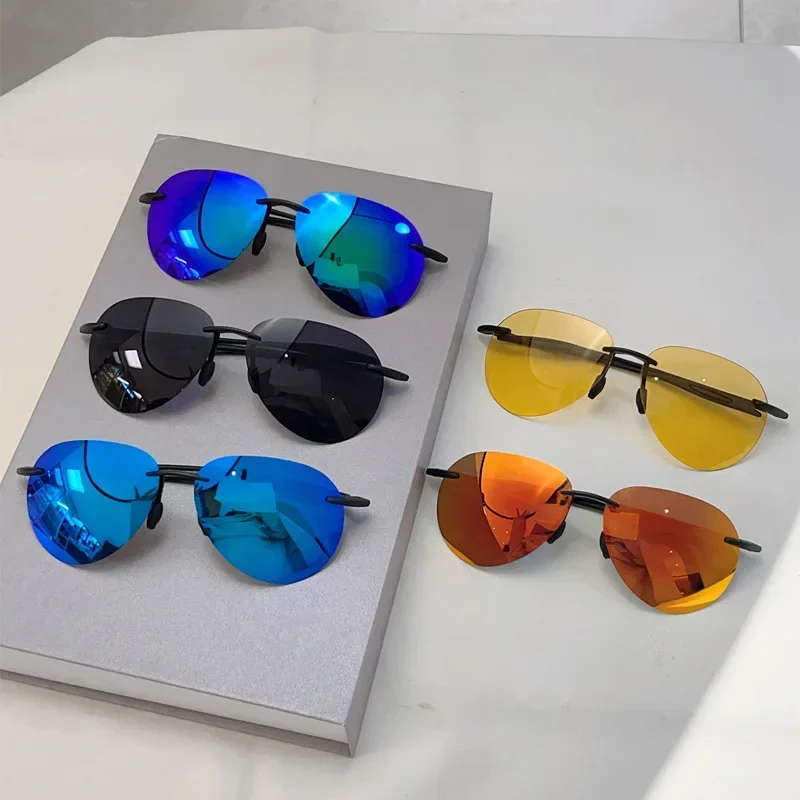 

2025 Men's Ultra Light Bicycle Sunglasses Fashion Retro Polarized Outdoor Driving Fishing Sunglasses