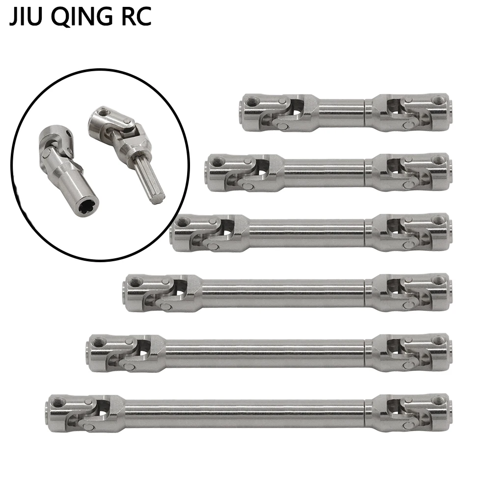 Internal Spline Drive Shaft RC Car Universal Joint Drive Shaft Suitable For 1/10 TRX4 SCX10 Gladiator TF2 D90 YK4082 104311