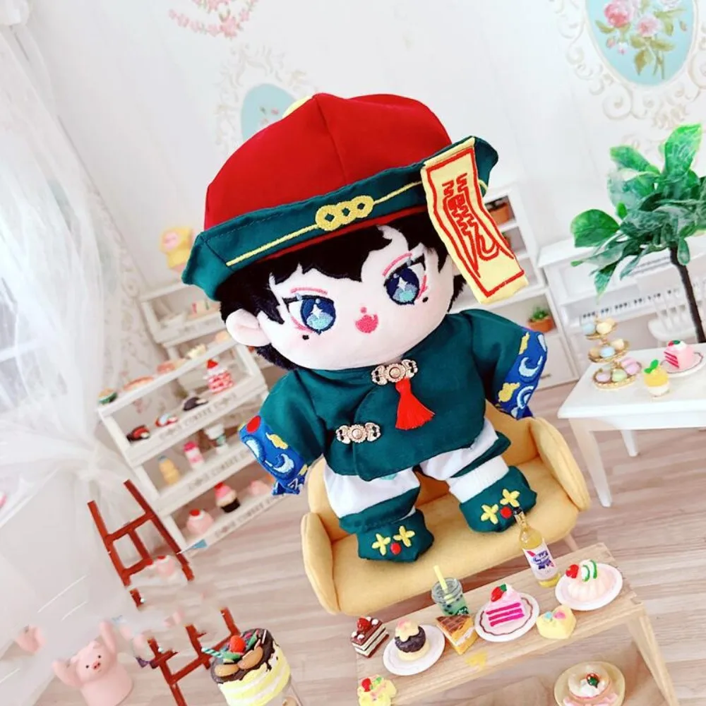 Set di vestiti per bambole in cotone per Halloween Cosplay, vestire la bambola di cotone verde, vestito da zombie, vestiti per bambole di peluche alla moda Kawaii