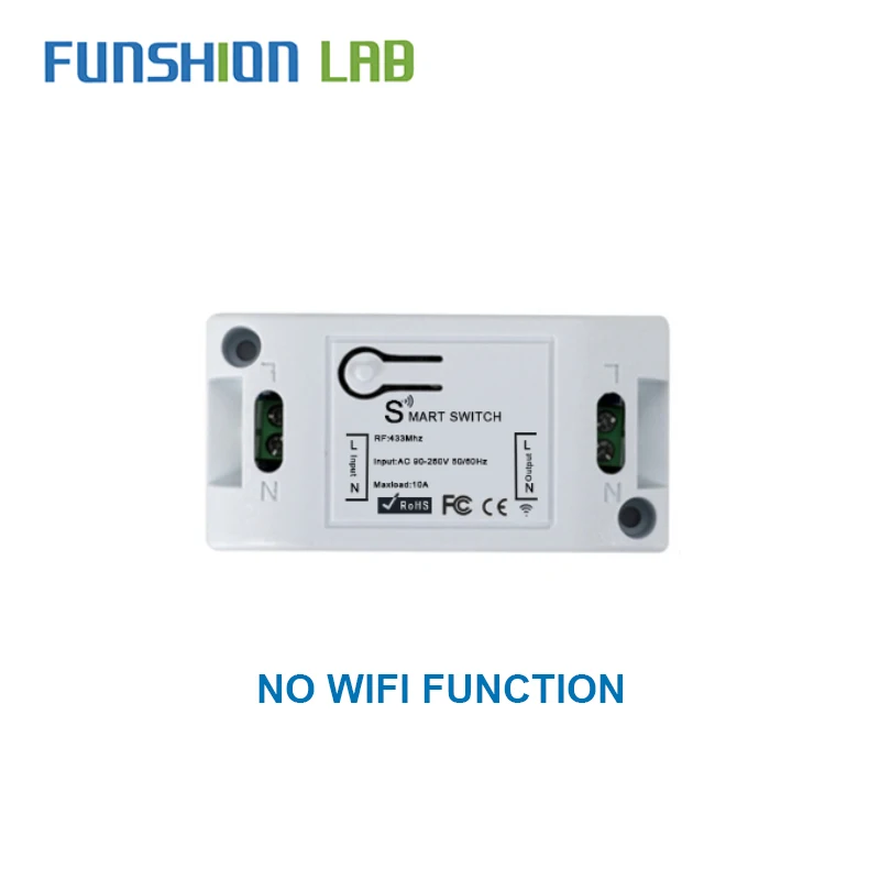 433Mhz รีโมทคอนโทรลไร้สาย RF AC 110V 220V หลอดไฟ LED ไร้สายสวิทช์ Corridor ห้องเครื่องส่งสัญญาณ