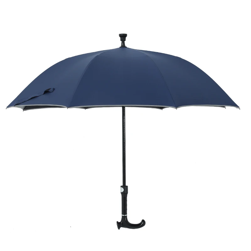 

Прочный и легкий зонт-трость Upaded с защитой от ржавчины для защиты от дождя и солнца, нескользящая длинная ручка