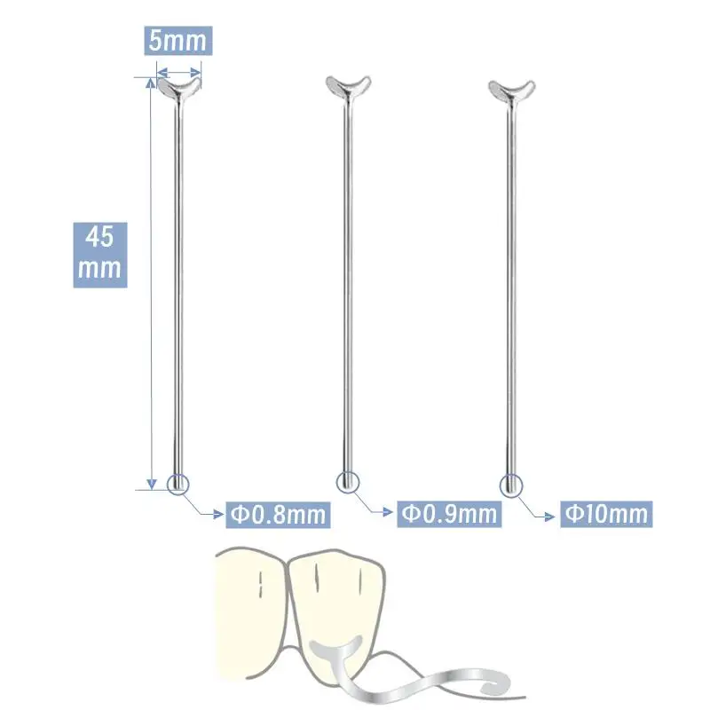 Dental J Clasp Ball Retainer Orthodontic 0.8/0.9/1.0 Oblique Bar Y-Type ScheuTeeth Position Hold