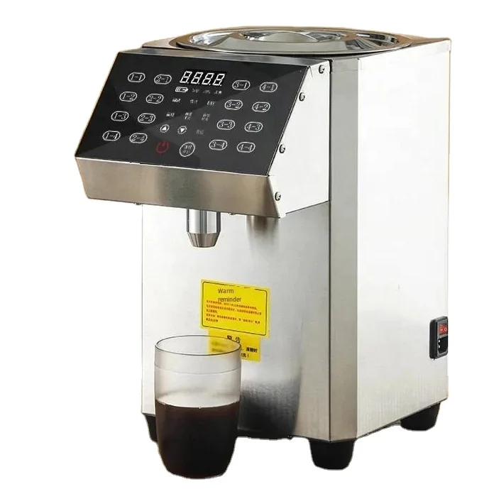 Equipo de tienda de té de la leche de la máquina cuantitativa de fructosa comercial inteligente completamente automática