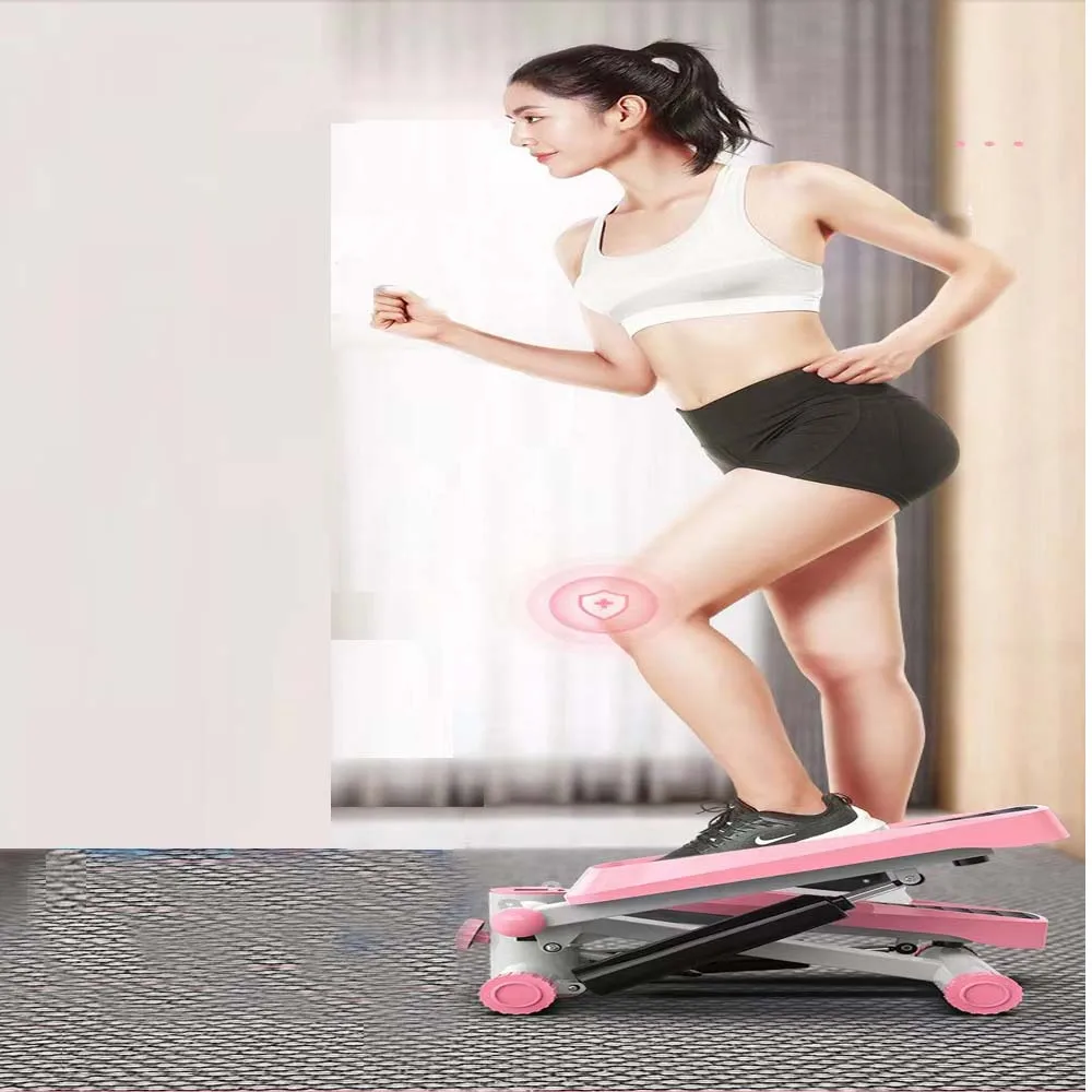 Full-Body Workout Stepper with Push-Up Bars - Multifunctional Home Gym Equipment, Combines Cardio & Strength Training Exercises