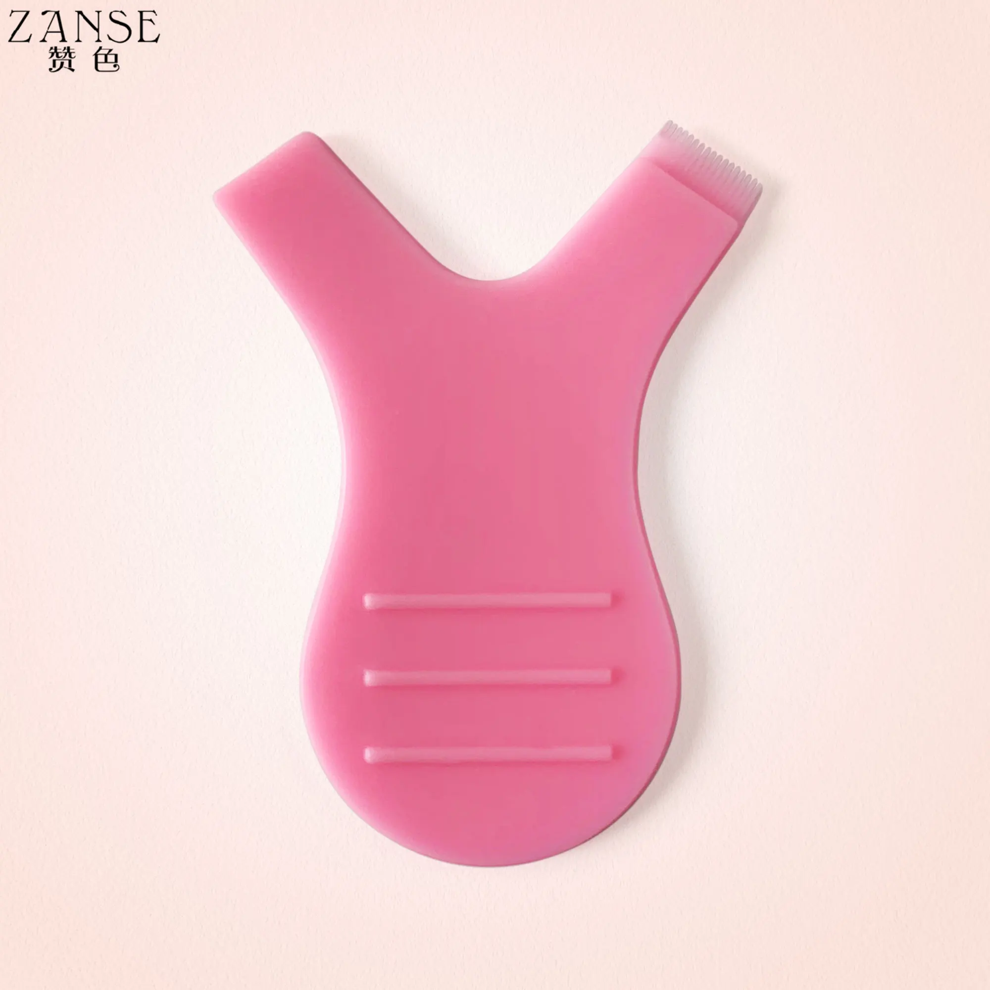 50 pçs pincéis de maquiagem cílios reutilizáveis plástico limpo pente y forma cílios levantamento modelador olho lash extensão perm cílios ferramentas