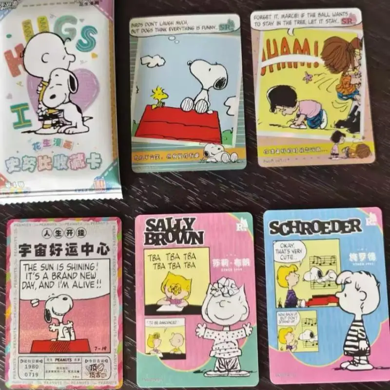 كايو سنوبي جمع بطاقة قانون واحد أصيلة أنيمي البضائع تشارلي براون الفول السوداني كاريكاتير بطاقة الألعاب حقيبة صندوق كامل الساخن